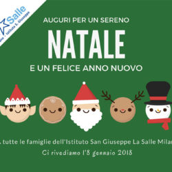 Istituto San Giuseppe La Salle Milano Biglietto Auguri Natale 2017_Head