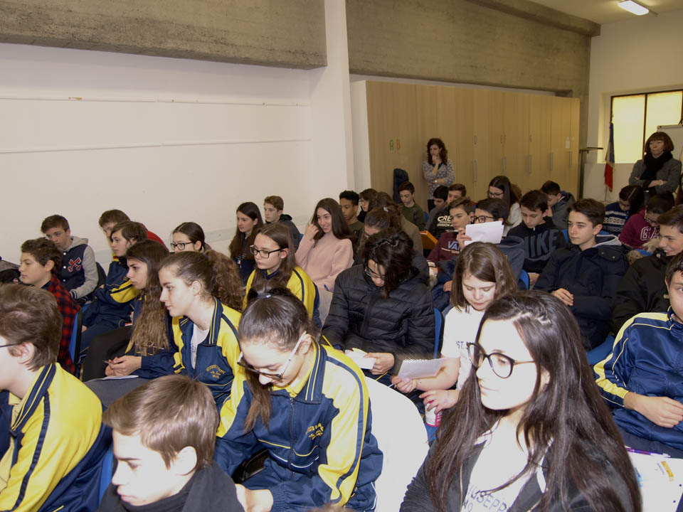 Istituto San Giuseppe La Salle Milano Scuola Secondaria Classi terze Incontro con Cesare Giuzzi Lotta alla Mafia_2