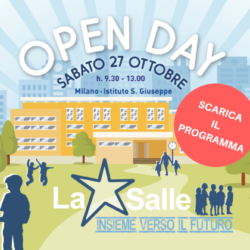 Istituto San Giuseppe La Salle Milano Programma Open Day 2018-2019