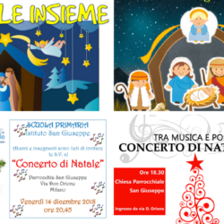 Istituto San Giuseppe La Salle Milano Natale 2018 Locandine Feste