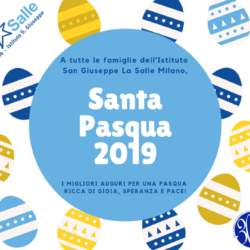 Istituto San Giuseppe La Salle Milano Santa Pasqua 2019 Auguri_Head