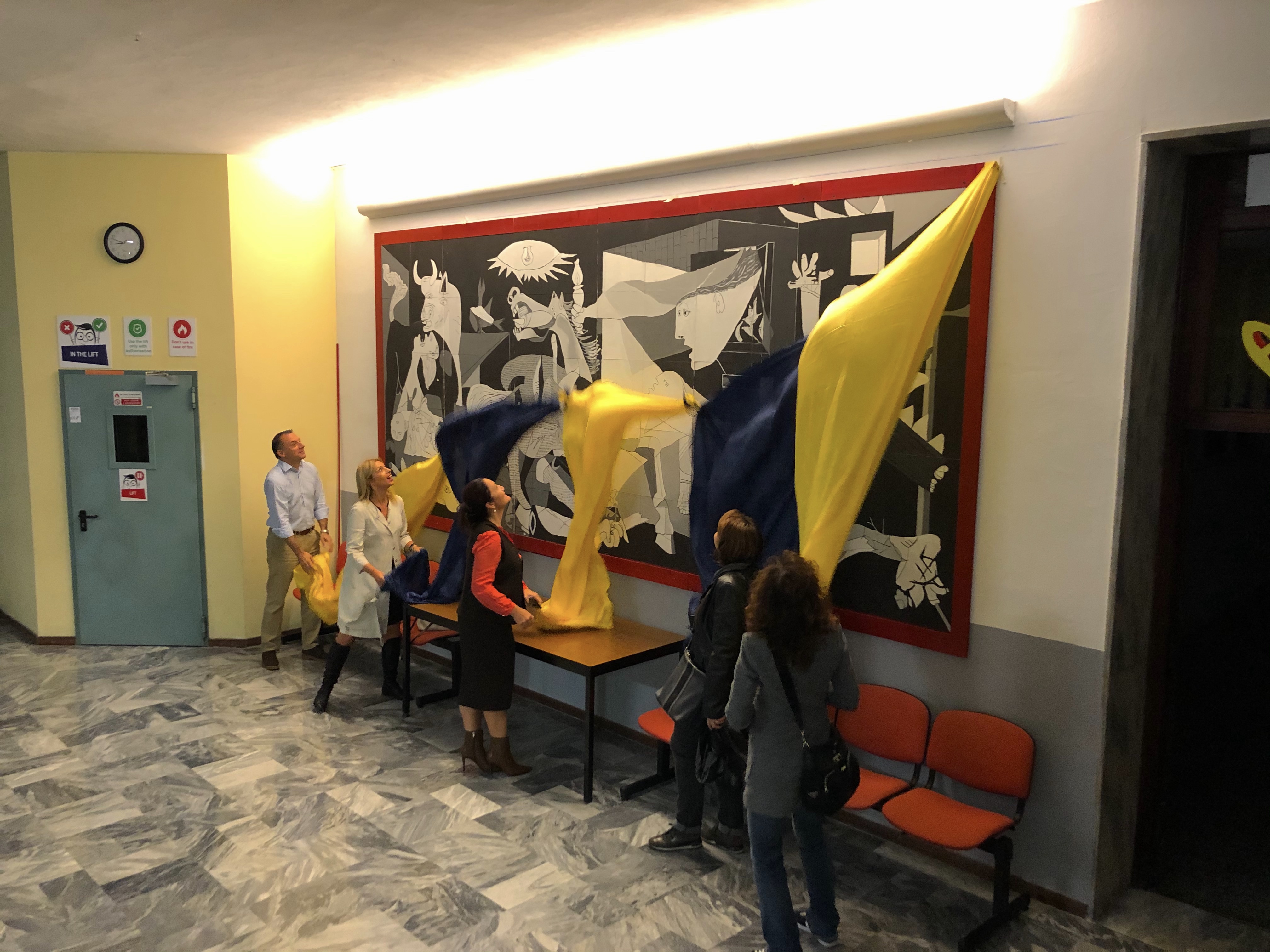 Istituto San Giuseppe La Salle Milano Scuola Primaria Classi Quarte Inaugurazione Guernica_3