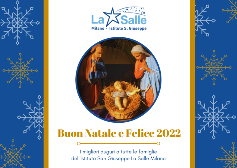 Istituto San Giuseppe La Salle Milano Santo Natale 2021 Auguri