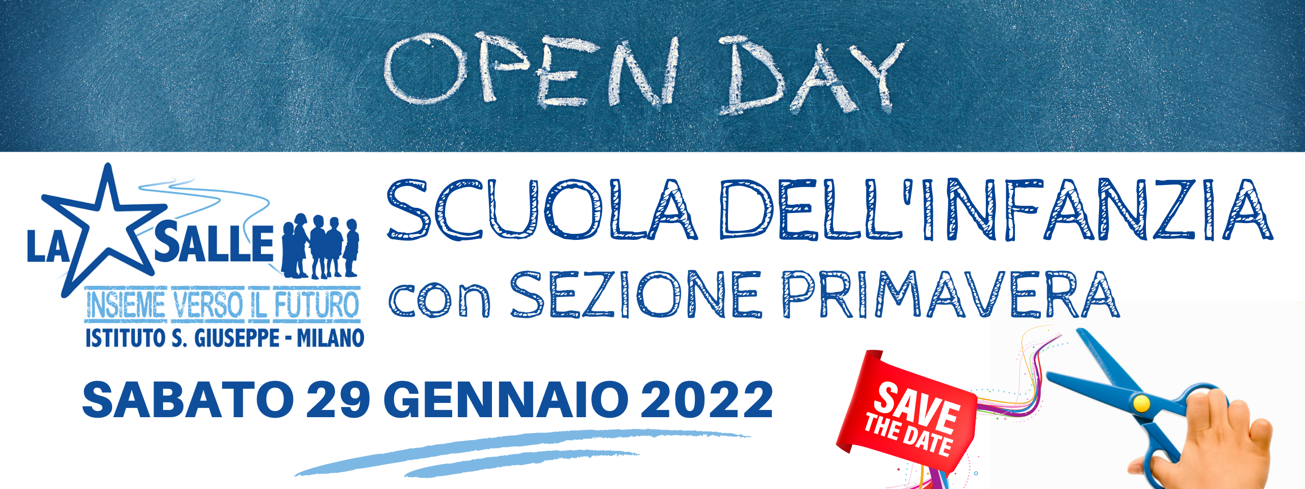 OKIstituto San Giuseppe La Salle Milano Scuola Infanzia OPEN DAY 2022