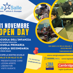 Istituto San Giuseppe La Salle Milano Open Day 2023
