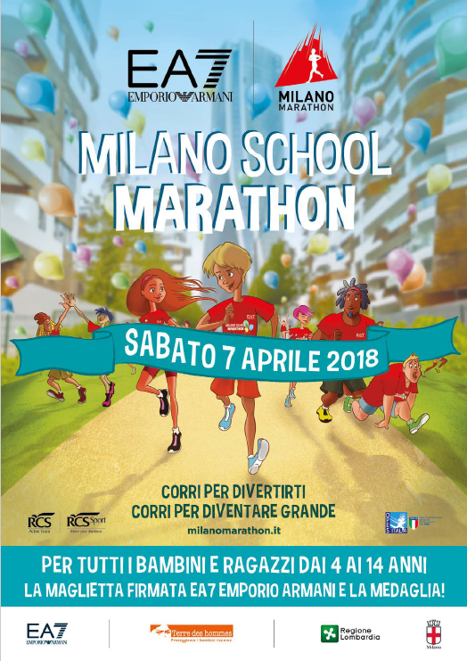 Istituto San Giuseppe La Salle Milano Milano School Marathon 2018_Volantino
