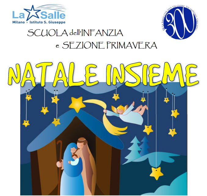Istituto San Giuseppe La Salle Milano Scuola Infanzia e Sezione Primavera Concerto di Natale 2018 Locandina