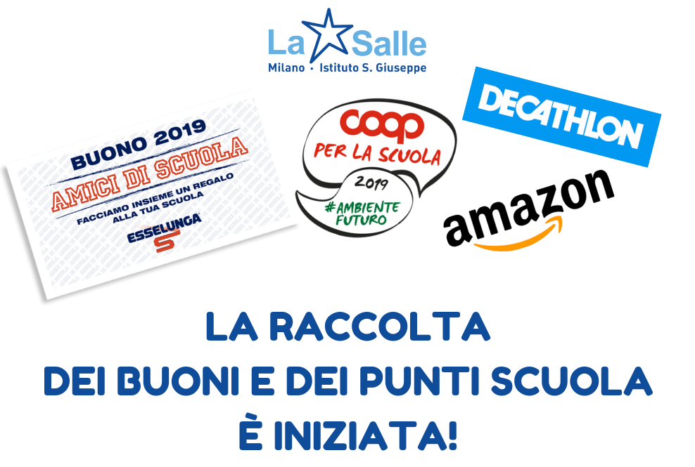 Istituto San Giuseppe La Salle Milano Raccolta Buoni e Punti Scuola 2019