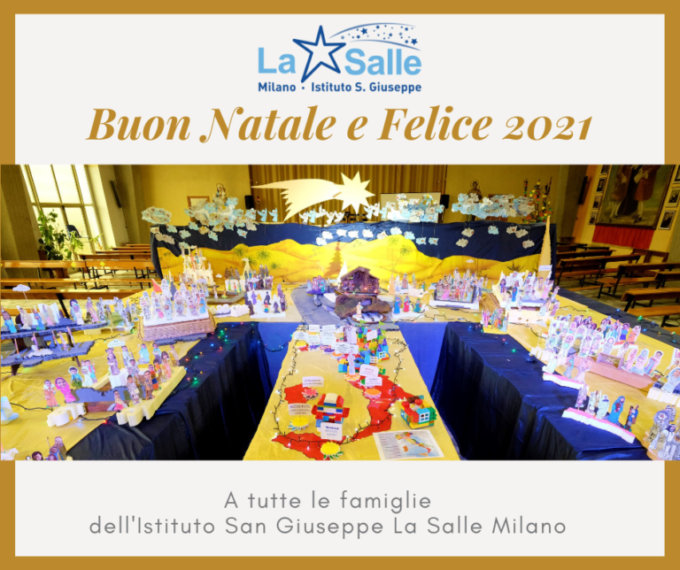 Istituto San Giuseppe La Salle Milano Auguri Natale 2020