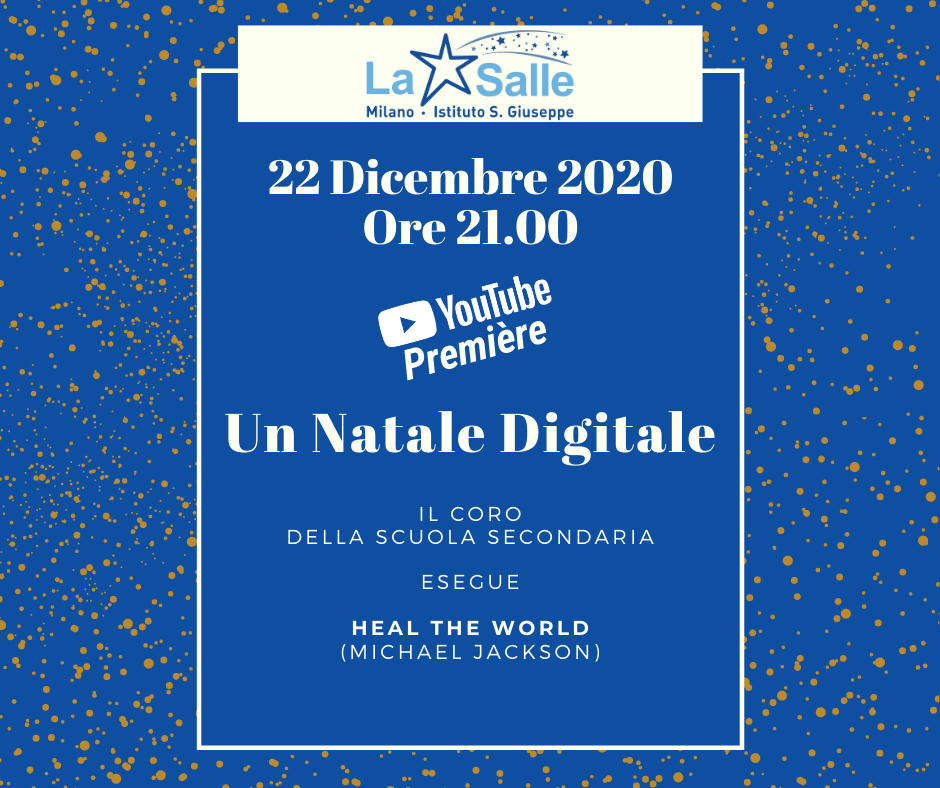 Istituto San Giuseppe La Salle Milano Locandina Natale Digitale