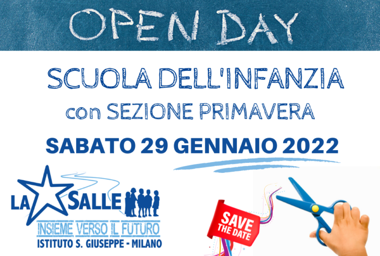 Istituto San Giuseppe La Salle Milano Scuola dell'Infanzia Open Day 2022