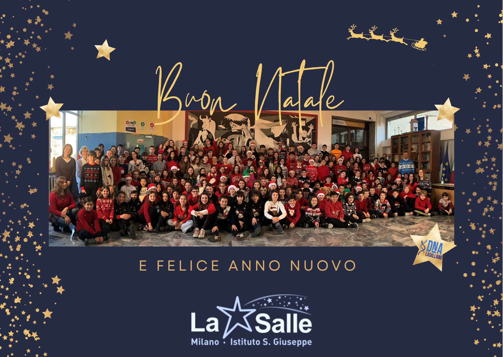 Istituto San Giuseppe La Salle Milano Auguri Santo Natale 2023